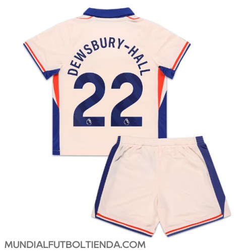 Camiseta Chelsea Kiernan Dewsbury-Hall #22 Segunda Equipación Replica 2024-25 para niños mangas cortas (+ Pantalones cortos)